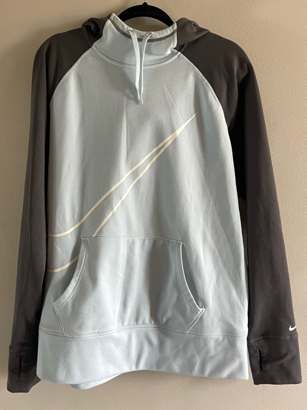 Nike therma fit blue and grey XL Hoodie